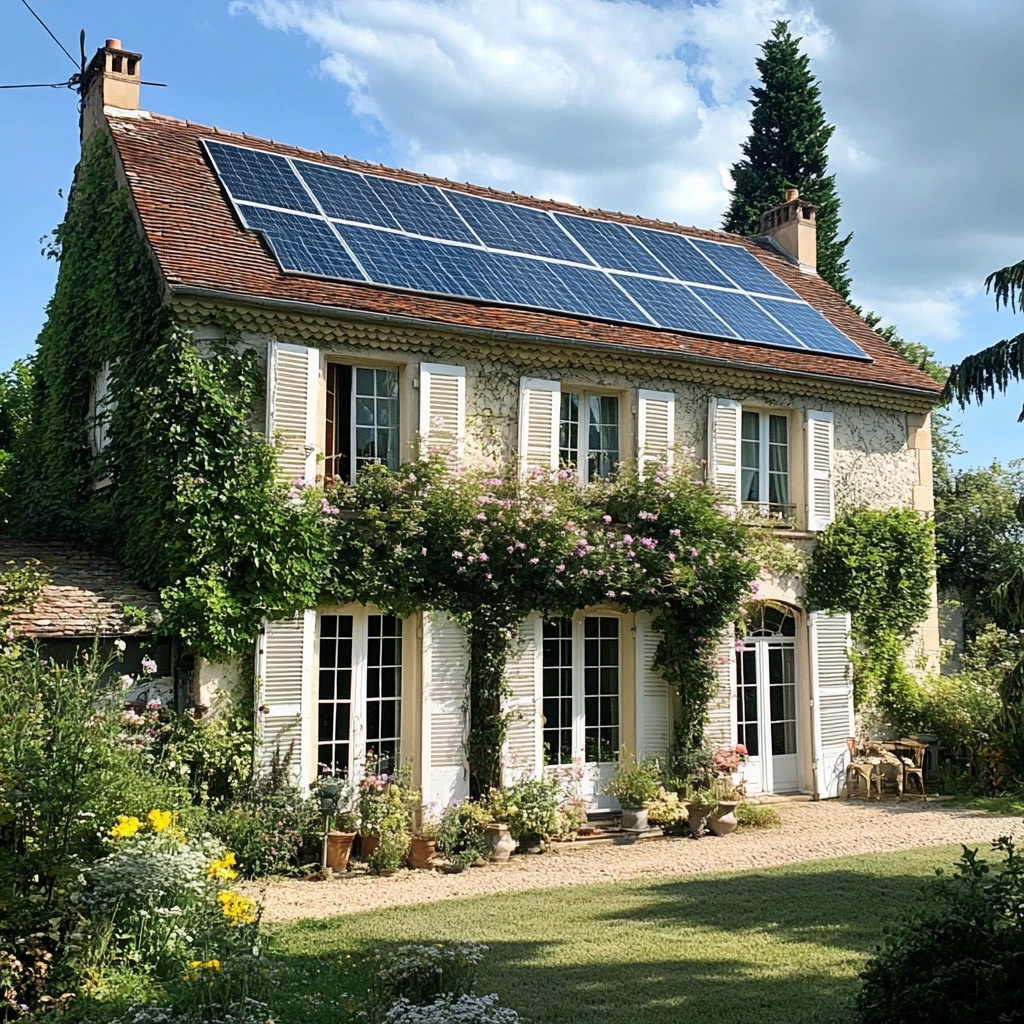 Maison-et-panneaux-solaires