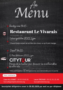 UNE JOURNÉE AU CŒUR DE LYON : SAVEURS ET DÉCOUVERTES | Viager Solidaire AFFICHE ACTIVITE (18)-2